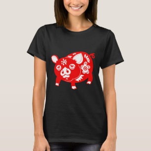 Camiseta Suíno Zodiac Chinês
