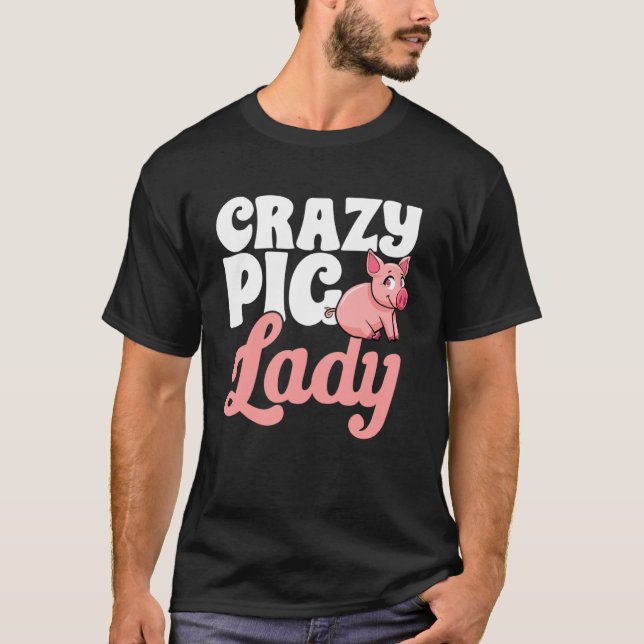 Camiseta Suínos - Gado Louco, Gato-Pullover Hoodie (Frente)