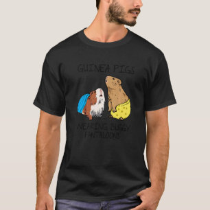 Camiseta Suínos guineenses Vestindo Buggy Pantaloons Guiné