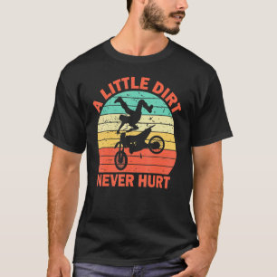 Camiseta Sujeira De Bicicleta Nunca Machuca Os Homens Retro