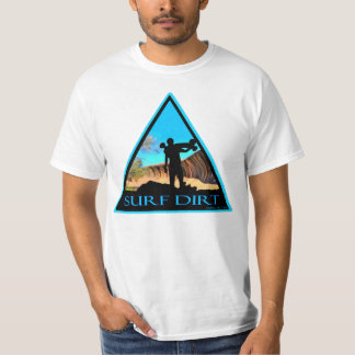 Camiseta sujeira do surf