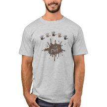 Sujeira obtida? Cor de seu tshirt bem escolhido