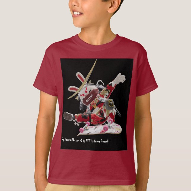 Camiseta Suji Samurai Skater v3 Tri-Blend Shirt (Frente)