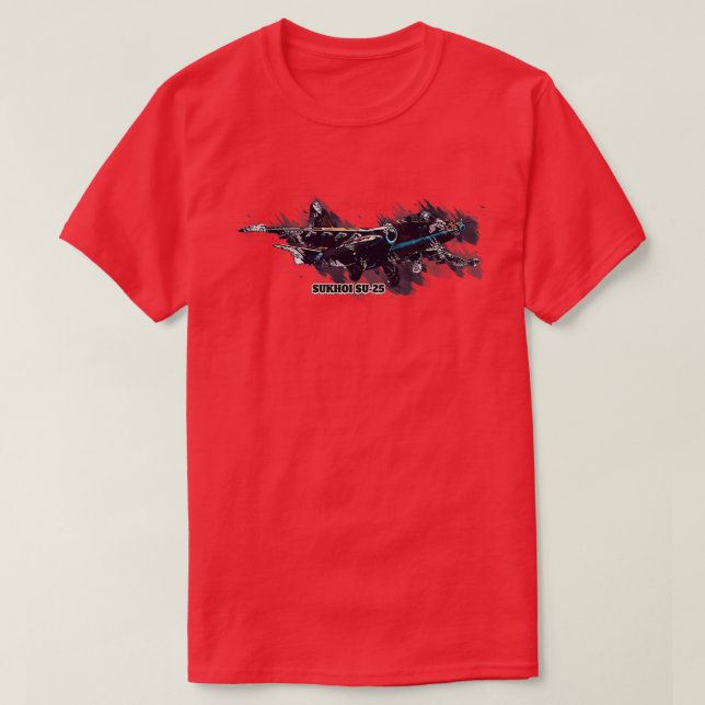 Camiseta Sukhoi Su25 1 (Frente do Design)