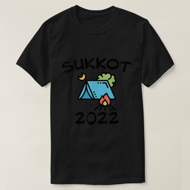 Camiseta Sukkot 2022 Tabernacle Banquete (Frente do Design)