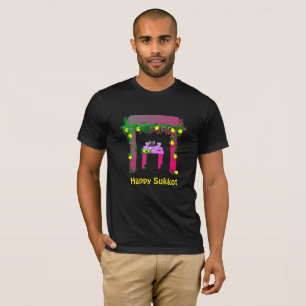 Camiseta Sukkot feliz, personalizado