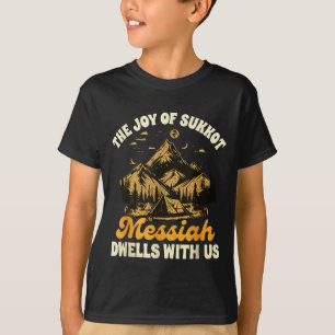 Camiseta Sukkot Judaico Alegria Do Sukkot Messias Mora Cono