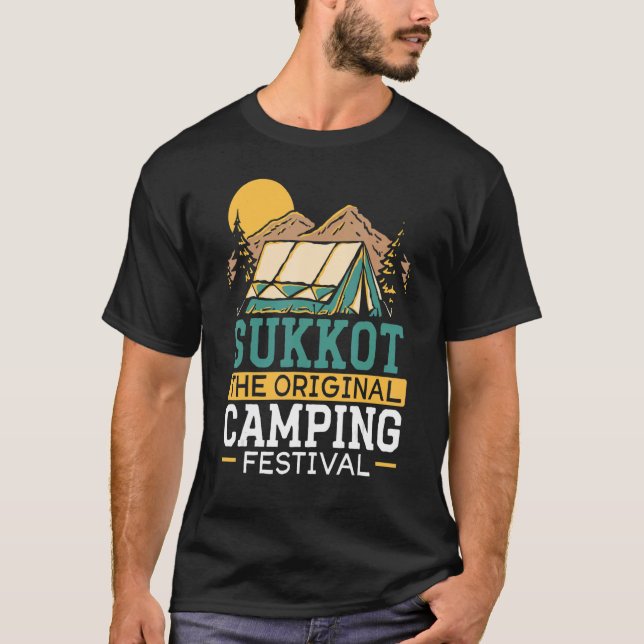 Camiseta Sukot O Festival Original De Campanha Israelita Su (Frente)