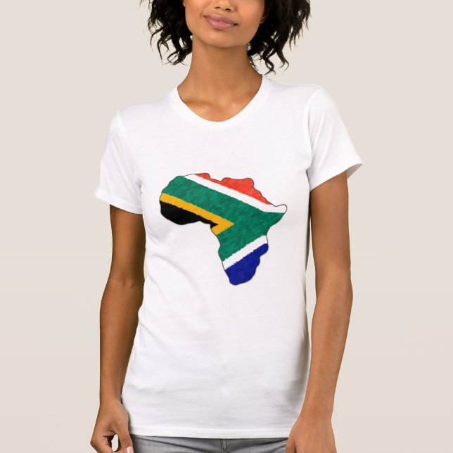 Camiseta Sul - africano África (Frente)