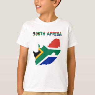 Camiseta Sul - bandeira africana
