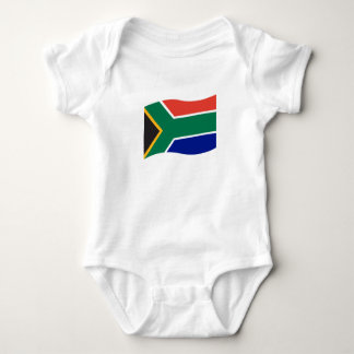 Camiseta Sul - bebê africano da bandeira uma parte