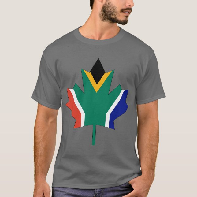Camiseta Sul - canadense africano (Frente)