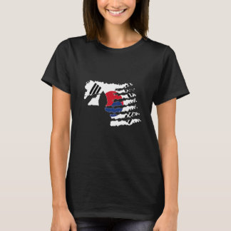 Camiseta Sul-coreano Soldado Saudação Veterano Patriota
