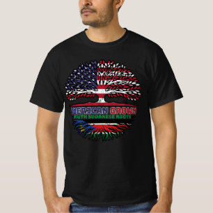 Camiseta Sul do Sudão Sudanês Sudanês Norte-Americano Raíze