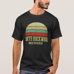Camiseta SUL ROCKWOOD MICHIGAN Vintage Retro Sunset