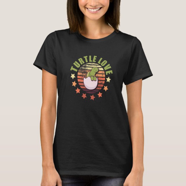 Camiseta Sulcata Tortoise And Sea Animal Turtle (Frente)