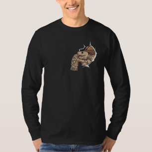 Camiseta Sulcata Tortoise Eu Amo Meu Torto Aspurador Africa