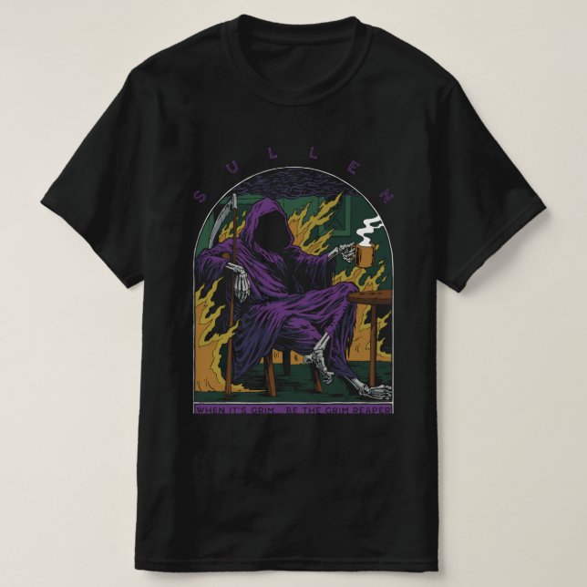 Camiseta Sullen Grim Reaper (Frente do Design)
