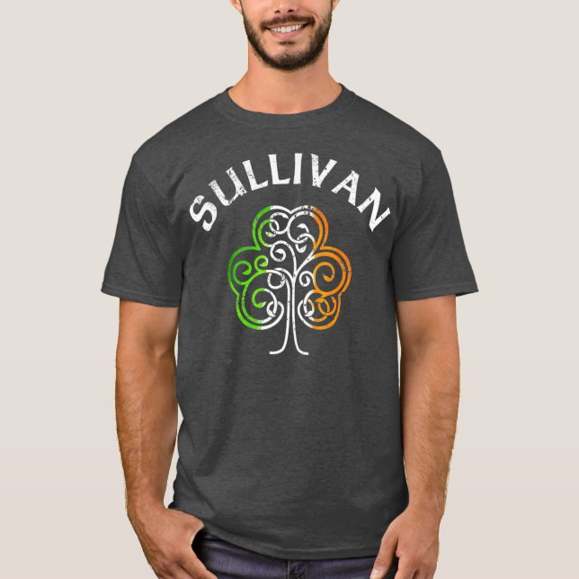 Camiseta Sullivan Irish Family Name (Frente)