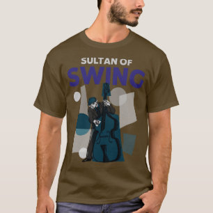 Camiseta Sultão de Swing Upright Dupla Bass Player