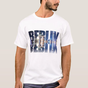 Camiseta Sumário de texto de Berlim