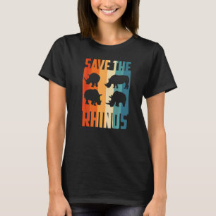 Camiseta Sumatra Rhino Save The Rhinos Rhinoceros Animal Lo