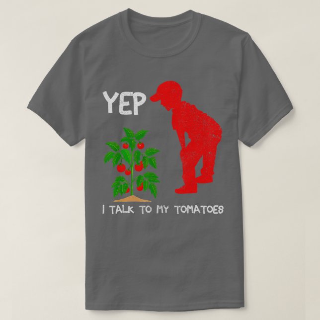 Camiseta Sumeiro de tomate para jardineiros amadores e toma (Frente do Design)