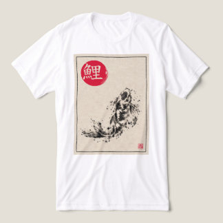 Camiseta Sumi-e Koi – Espírito do Japão