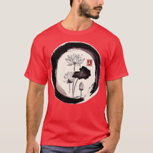 Camiseta Sumi E Rosie Water Lily