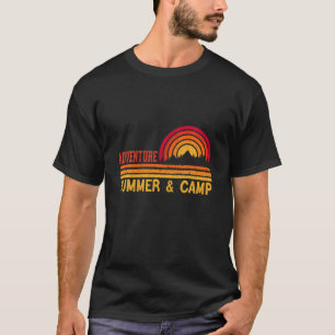 Camiseta Summer Adventure aguarda Camper Vintage