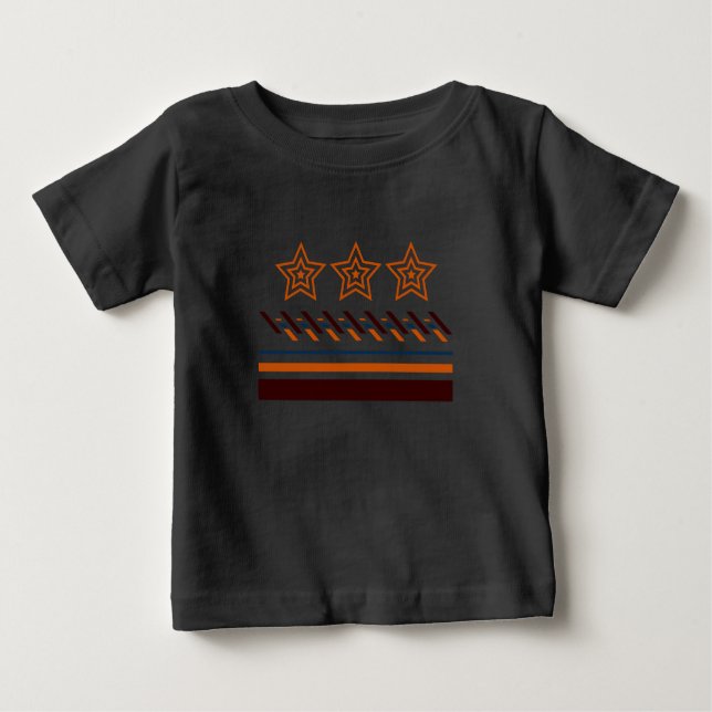 Camiseta Summer Baby Three - Star Stripes (Frente)