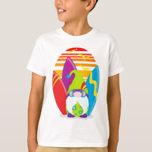 Camiseta Summer Beach Surfing Gnomo