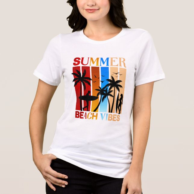 Camiseta Summer Beach Vibes (Frente)