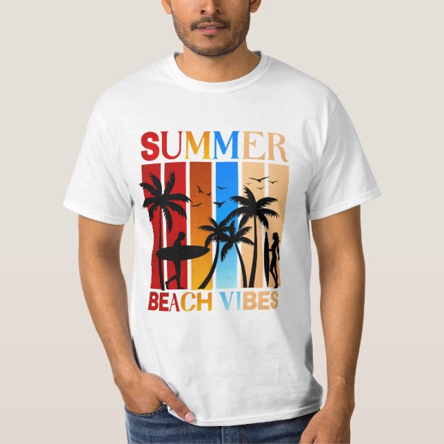 Camiseta Summer Beach Vibes (Frente)