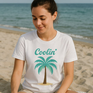 Camiseta Summer Beach Vibes Palm Tree