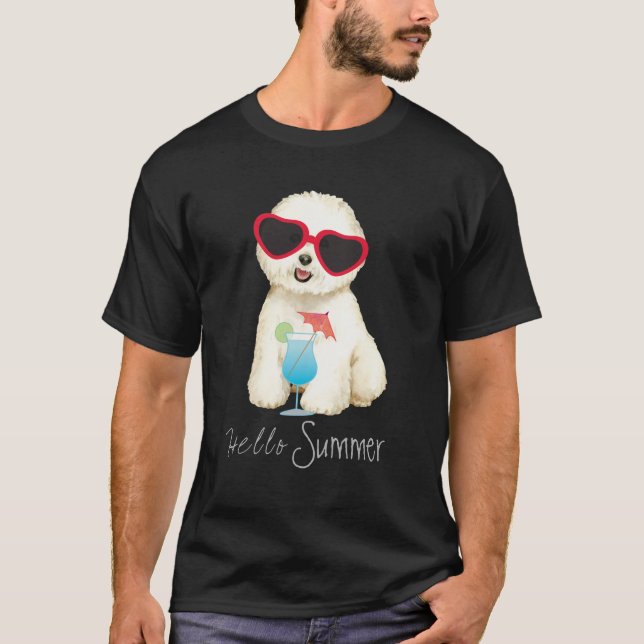 Camiseta Summer Bichon Frise (Frente)