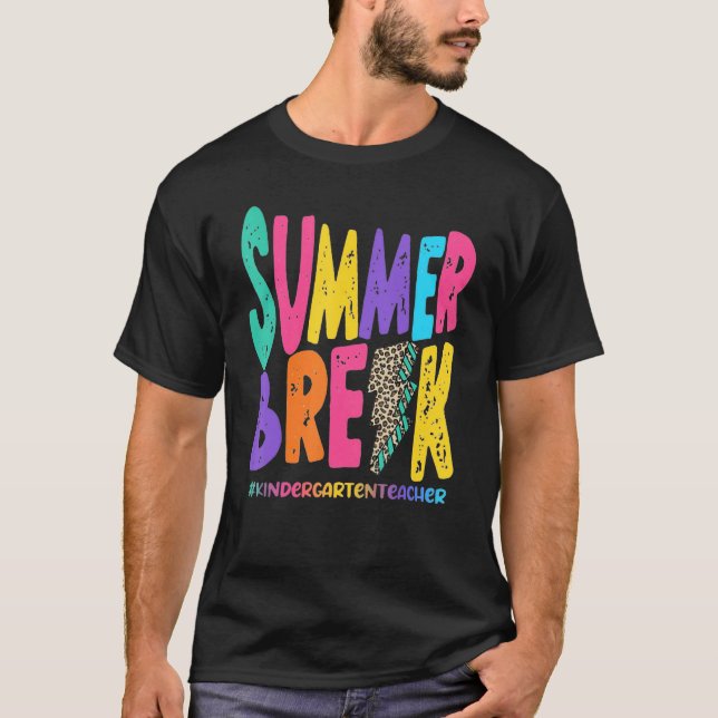 Camiseta Summer Break Jardim Infantil Sub Leopard Te (Frente)
