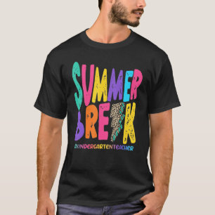 Camiseta Summer Break Jardim Infantil Sub Leopard Te