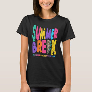 Camiseta Summer Break Jardim Infantil Sub Leopard Te