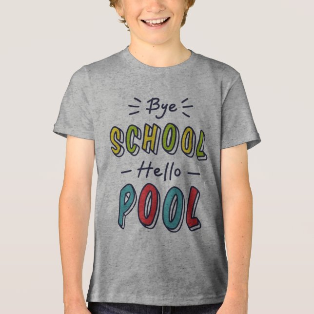 Camiseta Summer Break Ready Tee - Cool "Bye School Hello  (Frente)