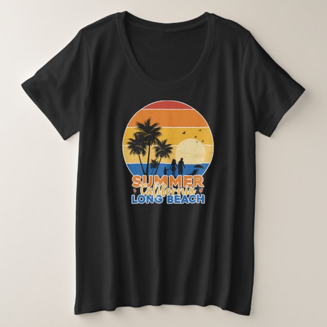 Camiseta Summer California Long Beach-66594 (Frente do Design)