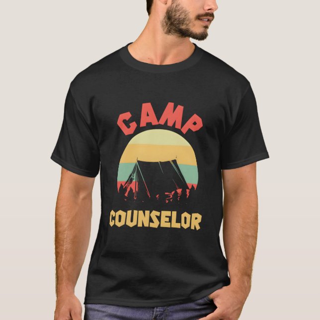 Camiseta Summer Camp Counselor Director Camper (Frente)