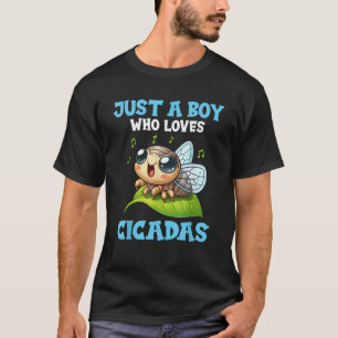 Camiseta Summer Cicada Adventure Boys Apenas Um Menino Que