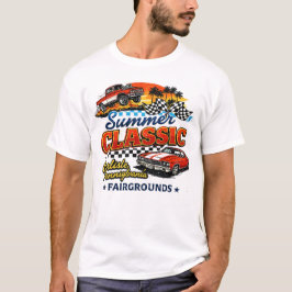 Camiseta Summer Classic Muscle Car Show Design