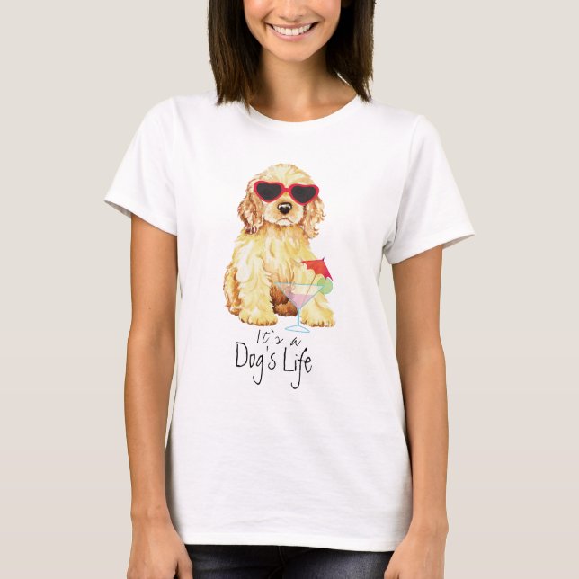 Camiseta Summer Cocker Spaniel (Frente)