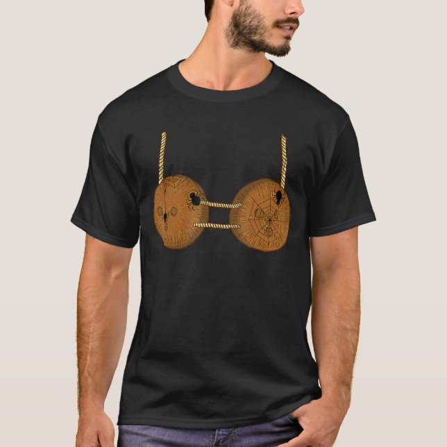 Camiseta Summer Coconut Bra Halloween Costume (Frente)