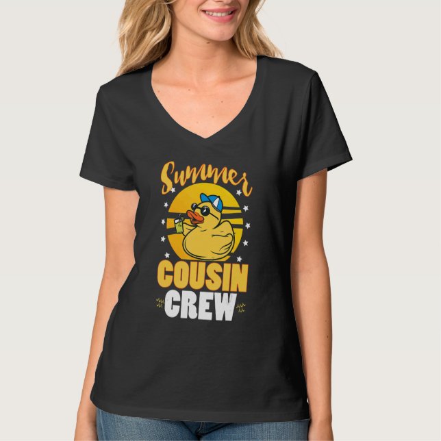 Camiseta Summer Cousin Crew Yellow Duck (Frente)