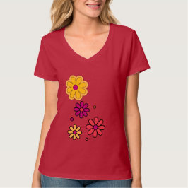Camiseta Summer Daisy Floral Women