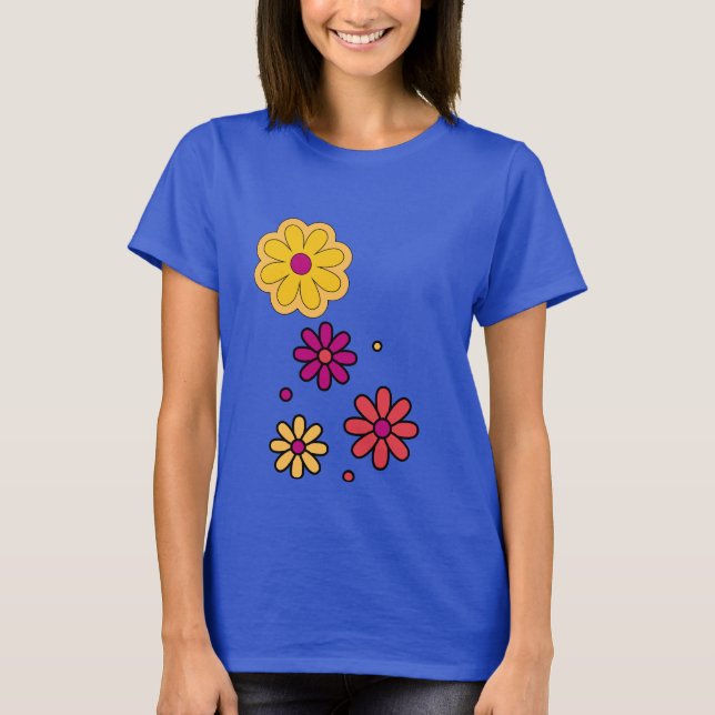 Camiseta Summer Daisy Floral Women (Frente)