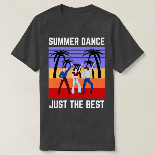 Camiseta Summer Dance É O Melhor (Frente do Design)